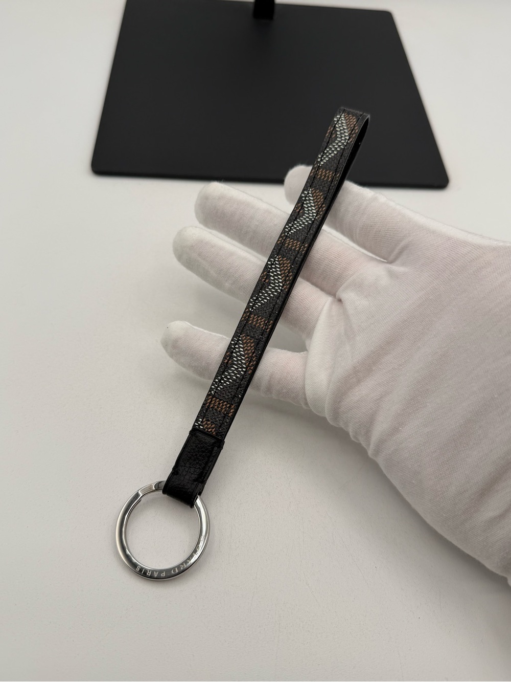 Goyard Two tone Sesame KeyChain Ring